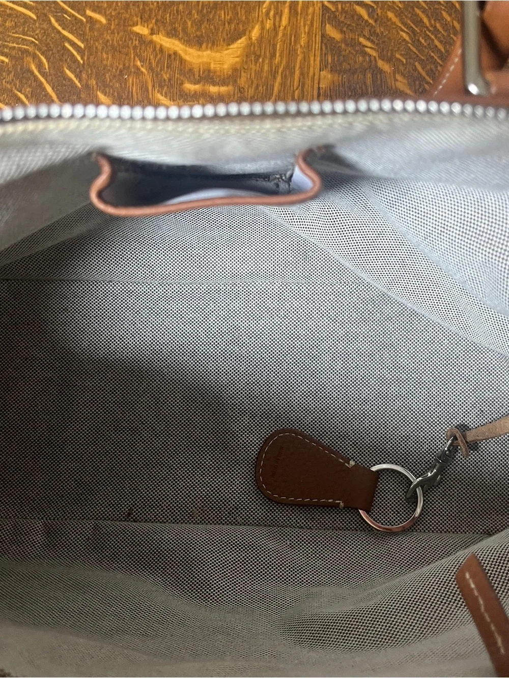 Dooney & Bourke Brown Pebbled Leather Dome Satchel Shoulder Bag NWOT.